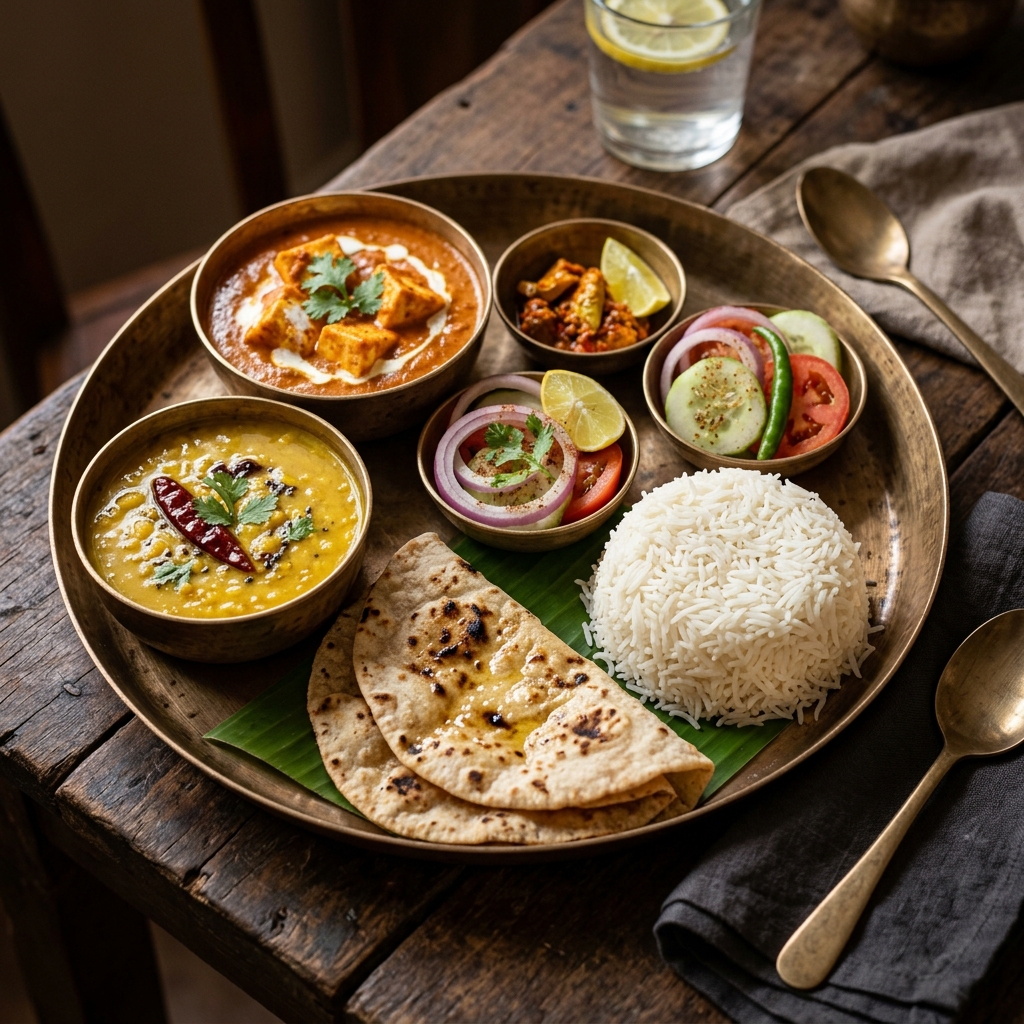 Homemade Veg Thali