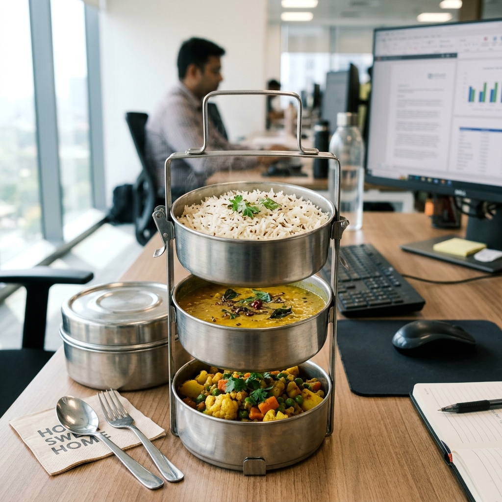 Hot Packed Tiffin Box