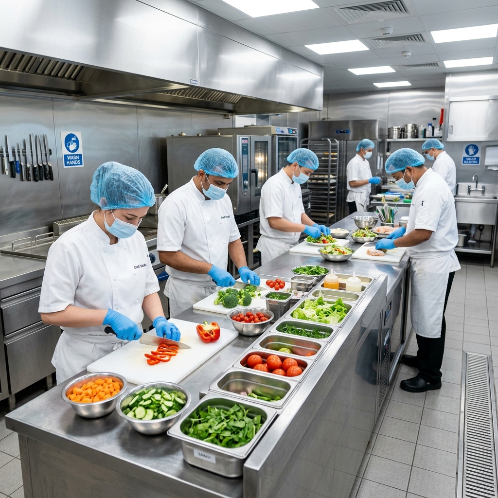 Hygienic Commercial Kitchen